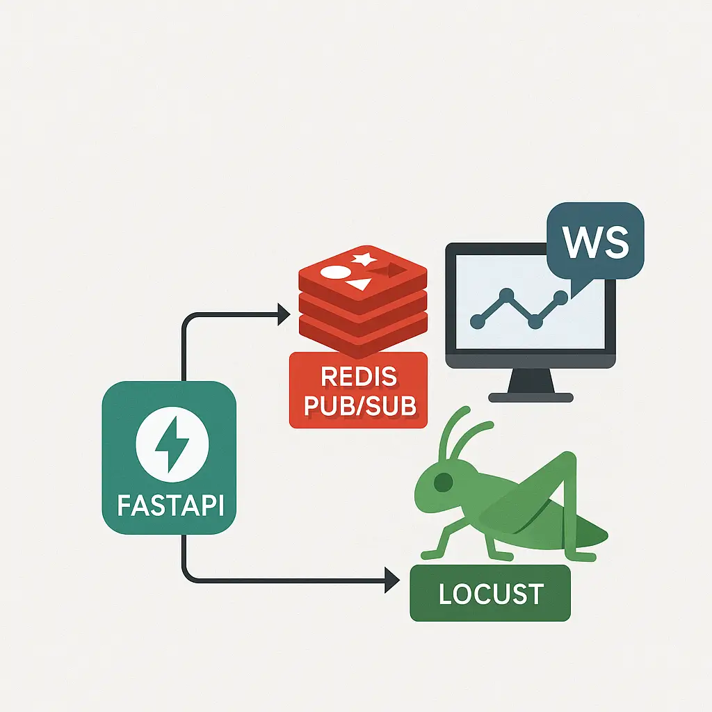 fast api redis locust